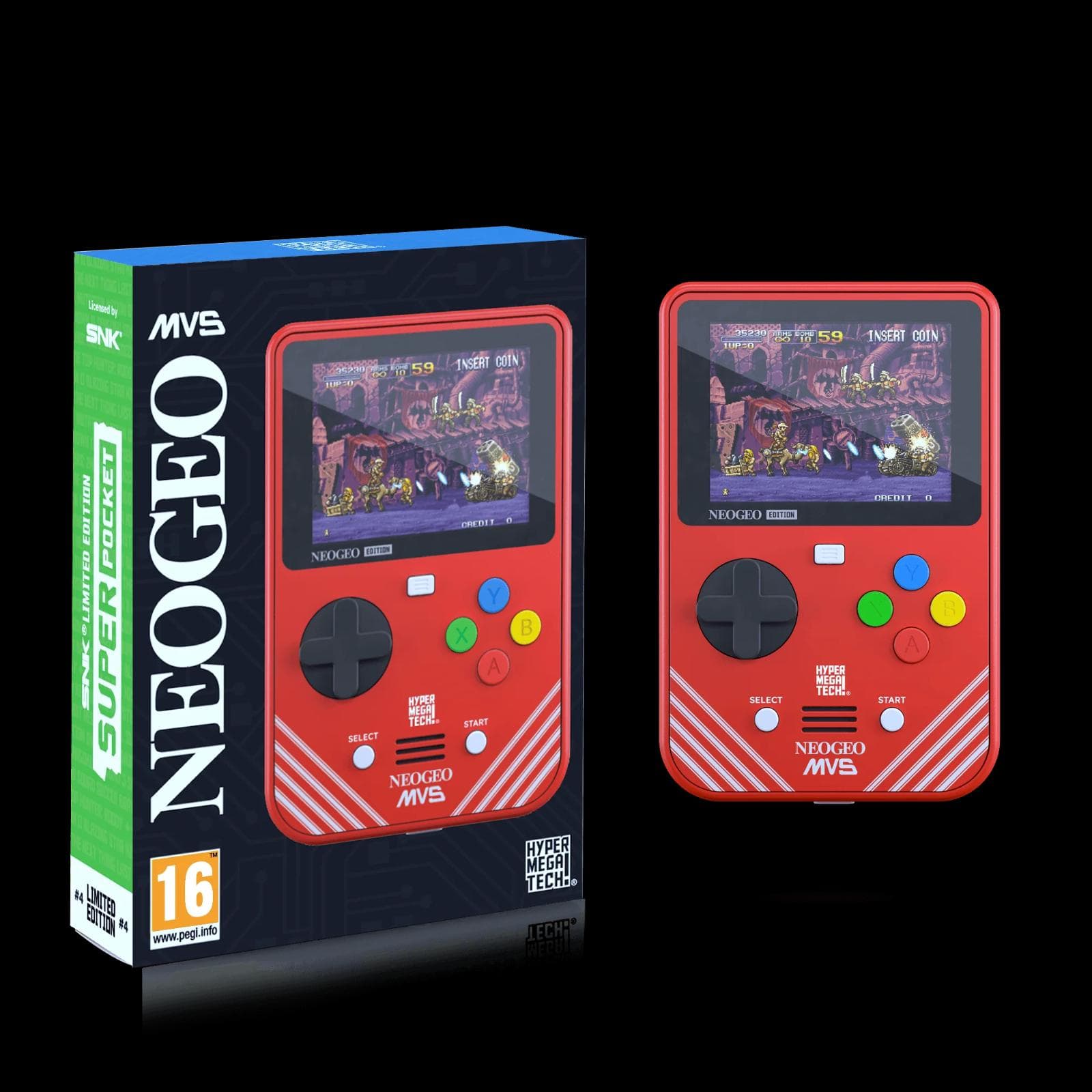 Consola Portabile Evercade Super Pocket NeoGeo MVS Ediție Limitată