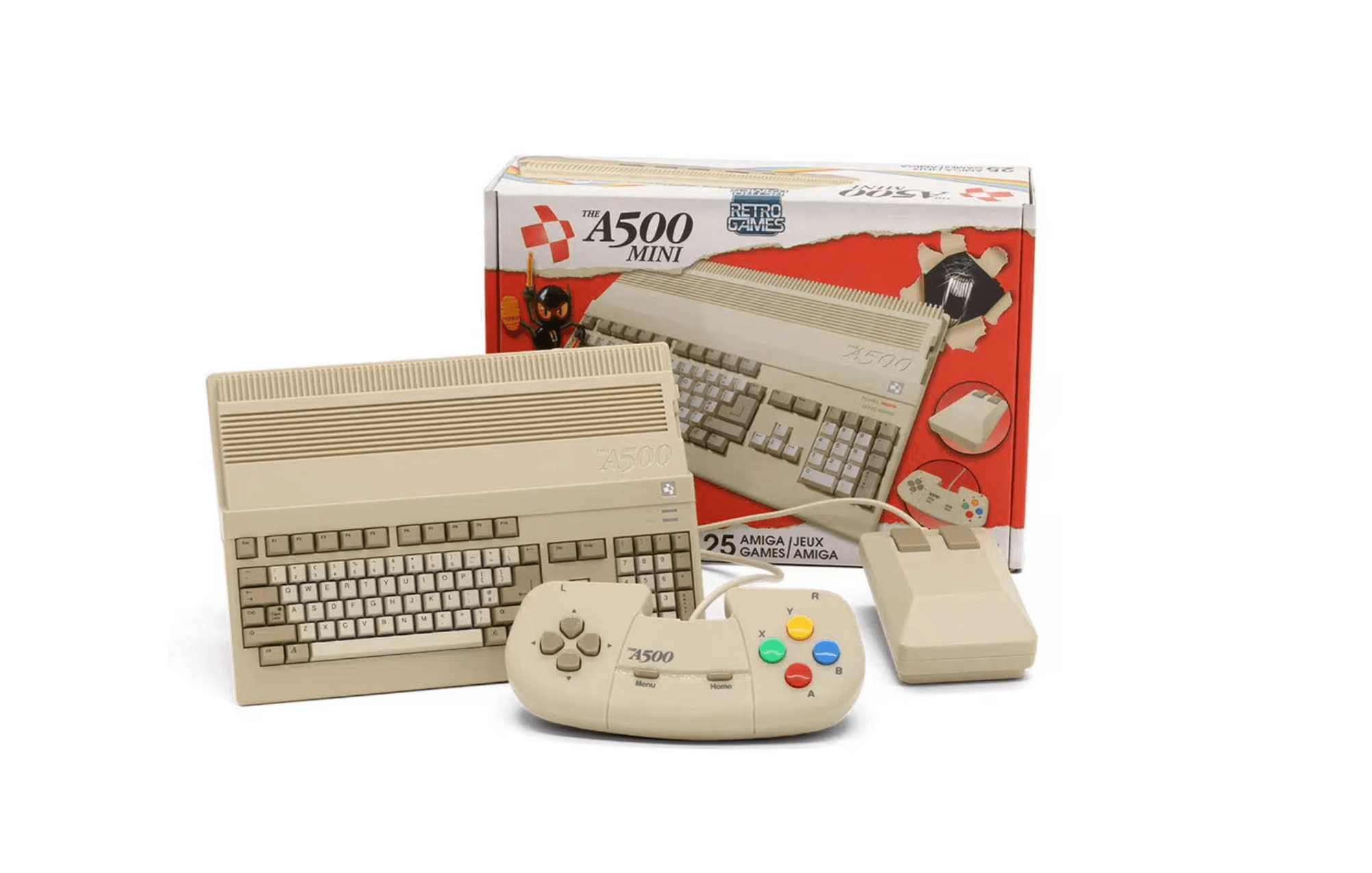 Consola retro Commodore Amiga A500 Mini