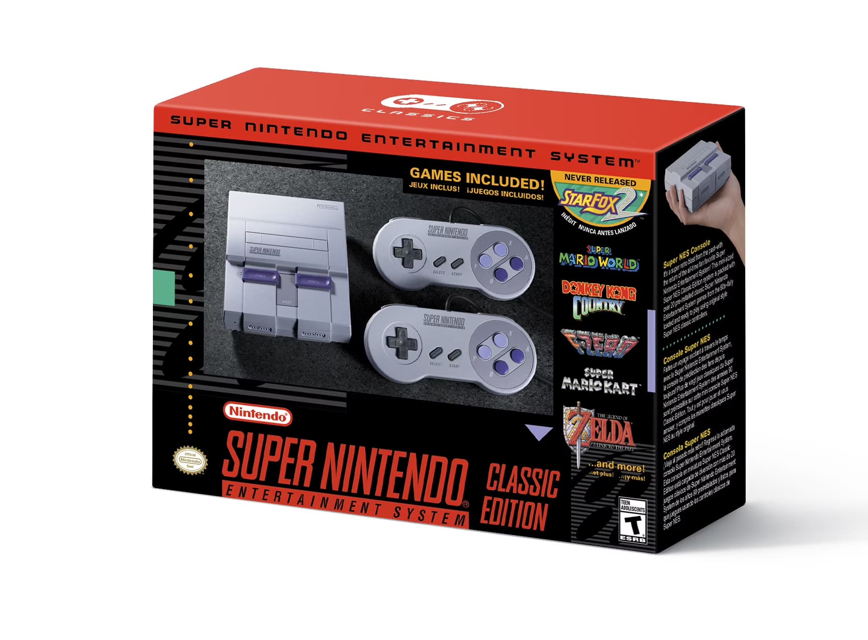 Consola Retro Nintendo SNES Mini - USA
