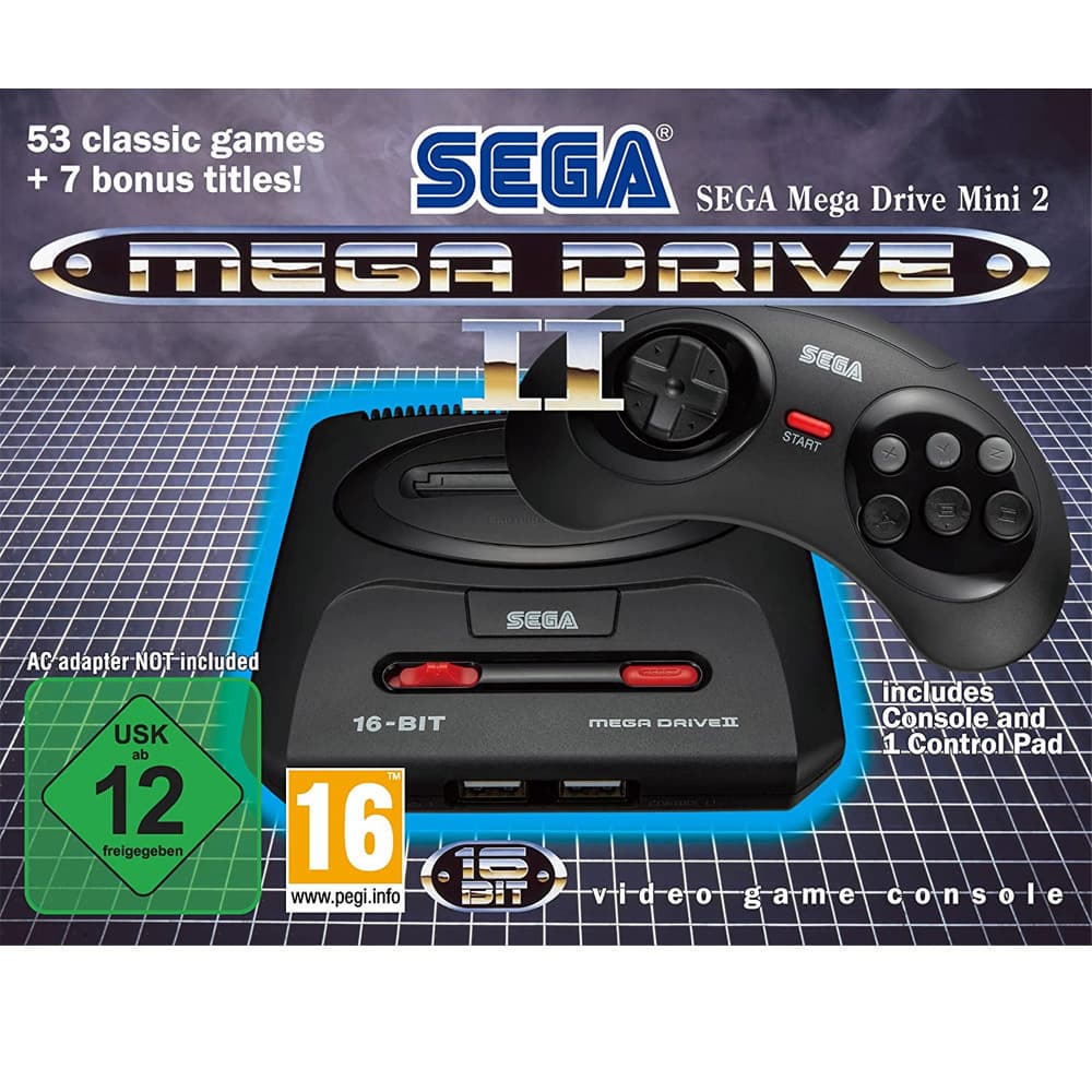 Consola Retro Sega Mega Drive 2 - 60 Jocuri