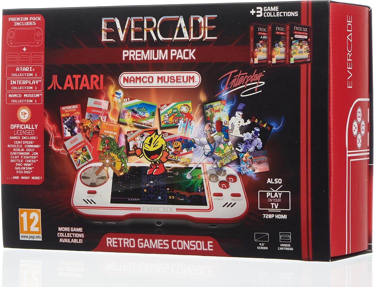 Consola Evercade Retro Handheld Premium Pack
